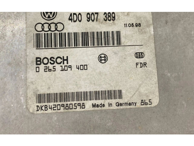Блок управления АБС 4D0907389, 0265109400 Audi A8 S8 D2 4D