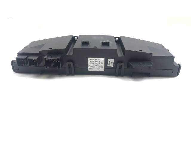 Блок управления климат-контролем A2219055200, A2219052800 Mercedes-Benz S W221