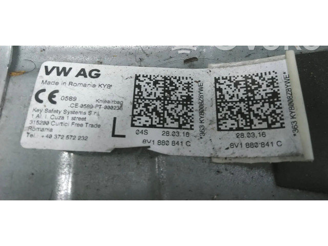 Подушка безопасности для колен 8V1880841C, 8V1880841A   Audi A3 S3 8V