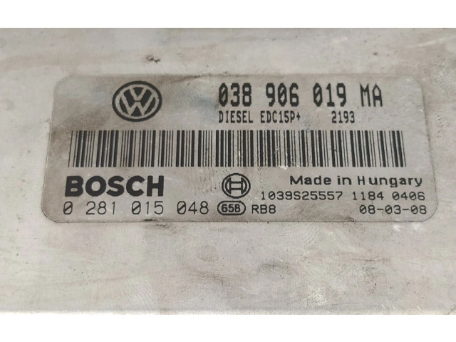 Řídící jednotka 0281015048, 038906019MA Seat Toledo II (1M) 2002