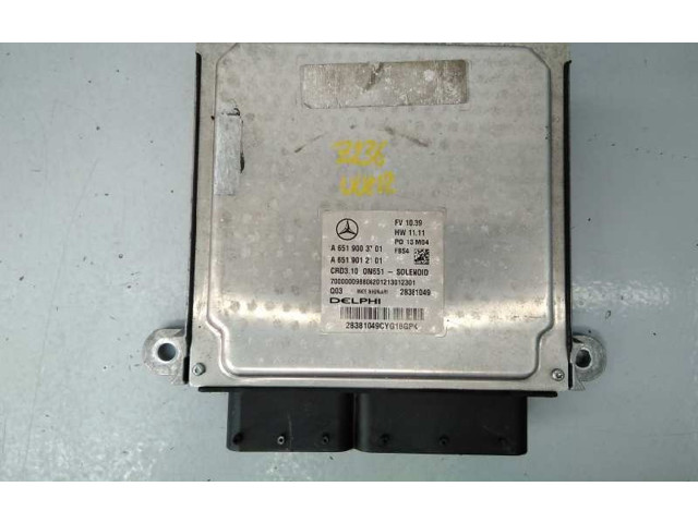 Řídící jednotka A6519003701, A6519012101 Mercedes-Benz E A207 2015