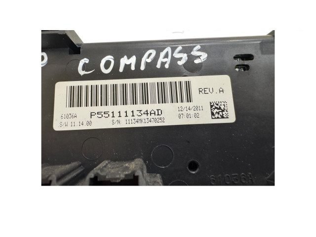 Блок управления климат-контролем P55111134AD, 61036A Jeep Compass