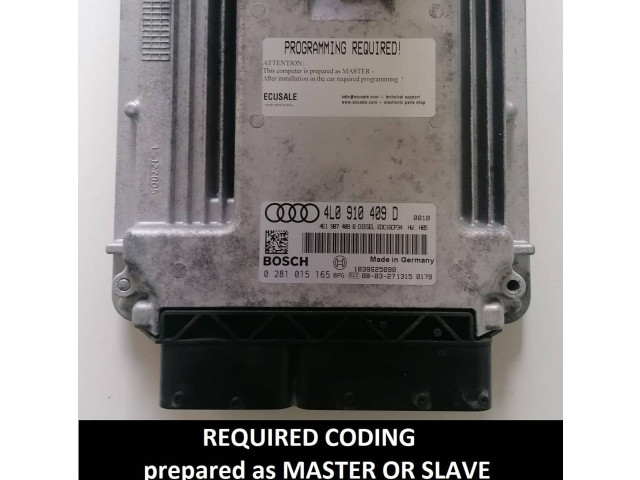 Řídící jednotka 4L0910409D, 0281015165   Audi Q7 4L 2008