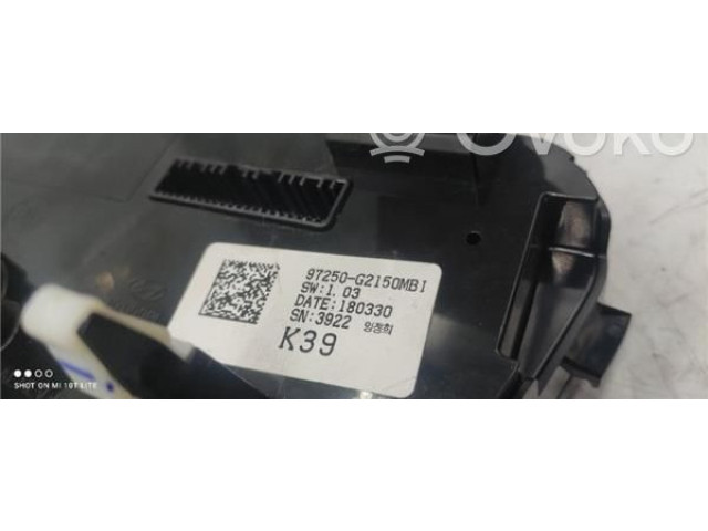 Блок управления климат-контролем 92750G2150MBI, 92750G2150MBI Hyundai Ioniq