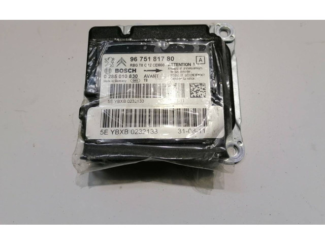 Блок подушек безопасности 9675181780, 0285010830   Peugeot 3008 I