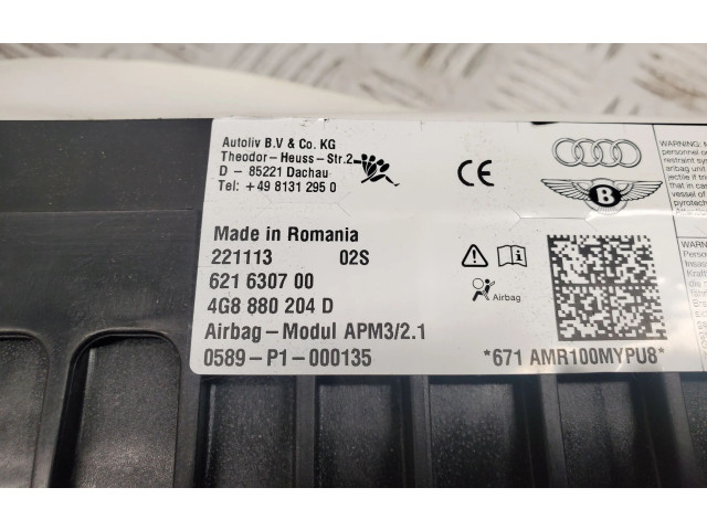 Подушка безопасности пассажира 0460415989, 0460415994   Audi A6 S6 C4 4A