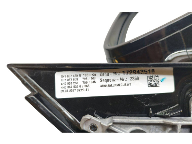 Zpětné zrcátko Audi A8 S8 D4 4H 2016 4H1857410N, 4H0857536C