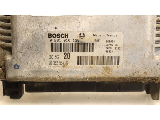 Řídící jednotka 0281010138 Citroen Berlingo 2000