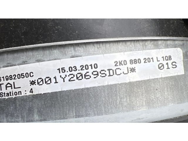 Подушка безопасности водителя 2K0880201L, 001Y2069SDCJ Volkswagen Caddy