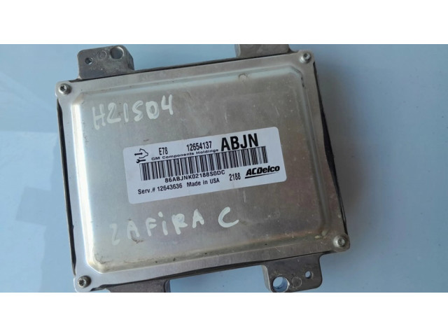 Блок управления 12654137   Opel Zafira C