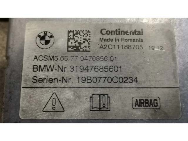 Блок подушек безопасности 9476856, 9873893 BMW Z4 g29