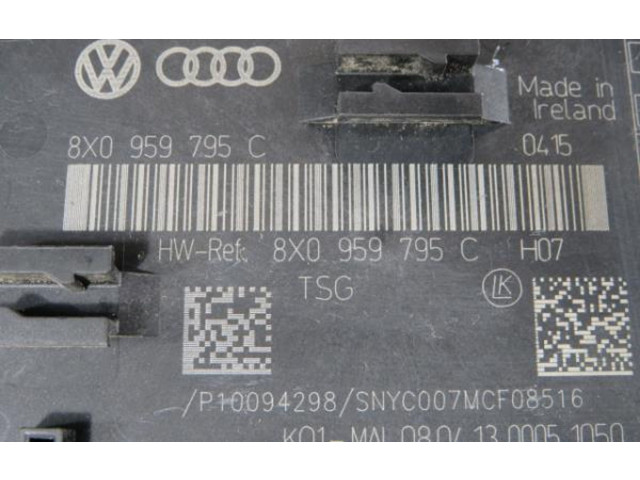 Блок управления двигателя 8X0959795C, 8X0959795C Audi Q3 8U