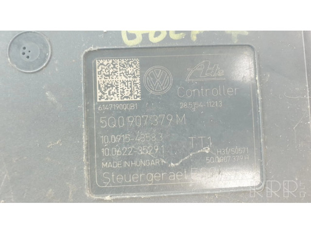 Блок АБС 5Q0907379M, 5Q0614517L Volkswagen Golf VII 2013-2019 года
