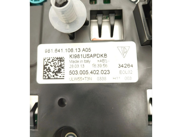 Přístrojová deska Porsche Cayman 981 2014 98164110613, R932