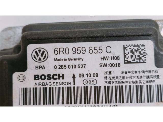 Блок подушек безопасности 6R0959655C, 0285010527 Skoda Fabia Mk2 (5J)