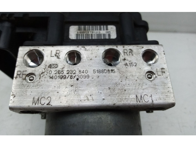 Блок управления АБС 51880815, 0265232840   Fiat 500