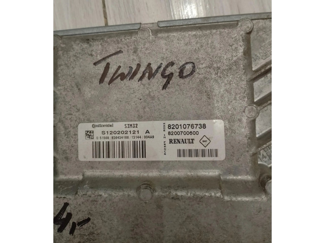 Блок управления двигателем Блок управления 8201076738 Renault Twingo II