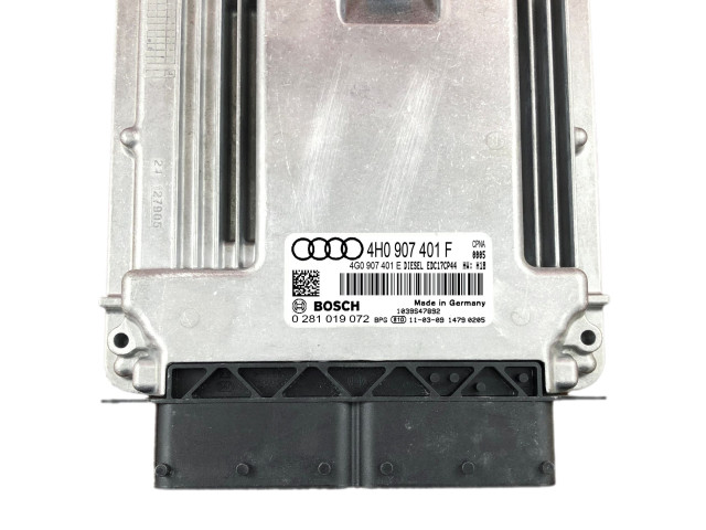 Řídící jednotka 4H0907401F, 0281019072   Audi A8 S8 D4 4H 2000