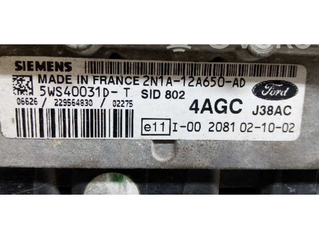 Блок управления двигателя 5WS40031D, 2N1A-12A650-AD   Ford Fusion