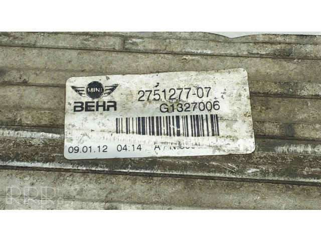 Интеркулер 2751277, 275127707 Mini One - Cooper R57 1.6