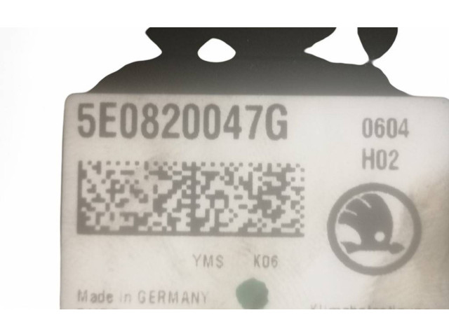 Блок управления климат-контролем 5E0820047G   Skoda Octavia Mk3 (5E)