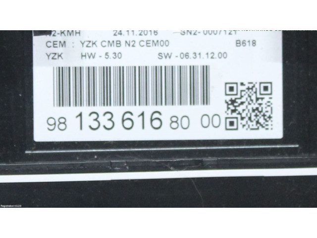 Панель приборов 9837553280, 981336168000 Citroen C3 Aircross