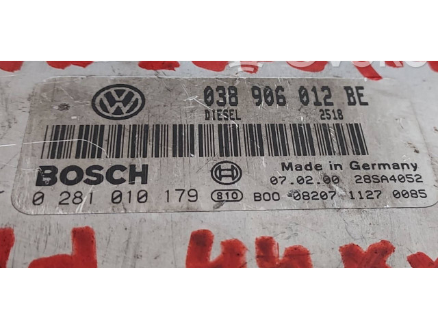 Блок управления двигателя 038906012BE, 0281010189 Volkswagen Lupo