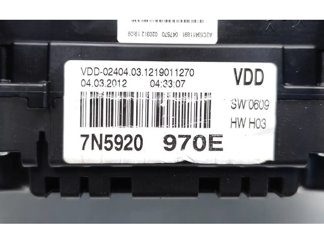 Přístrojová deska Seat Alhambra (Mk2) 2012 7N5920970E