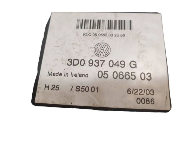 Блок комфорта 3D0937049G, 3D0937049H Volkswagen Phaeton