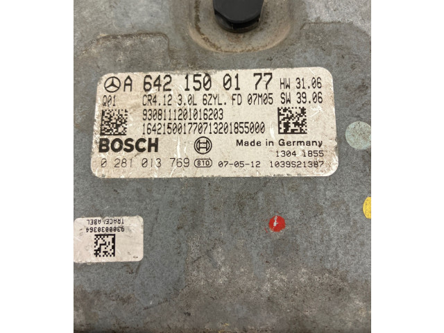 Блок управления двигателя A6421500177, 1039S21387   Mercedes-Benz ML W164