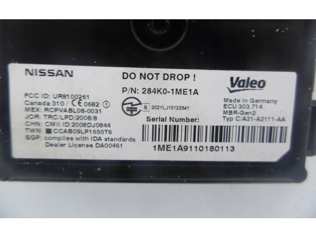 Блок управления 284K01ME1A   Infiniti Q70 Y51