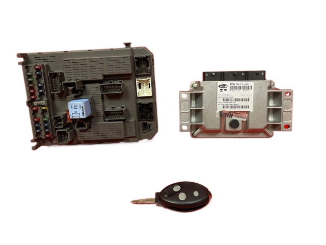 Рулевая рейка  Комплект зажигания IAW6LP1.23, 9649795480   Citroen C5 2001 - 2004 года