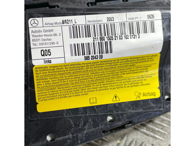Подушка безопасности в сиденье 2118601505, 565204309   Mercedes-Benz E W211