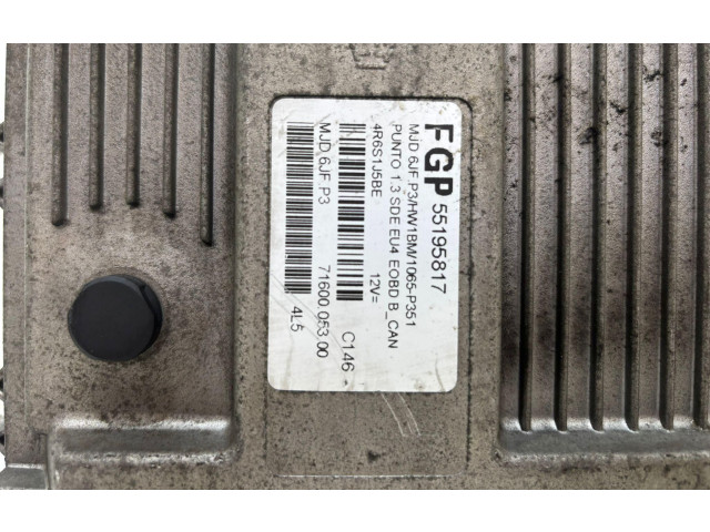 Řídící jednotka MJD6JFP3, 51744896NPL   Fiat Punto (188) 2003