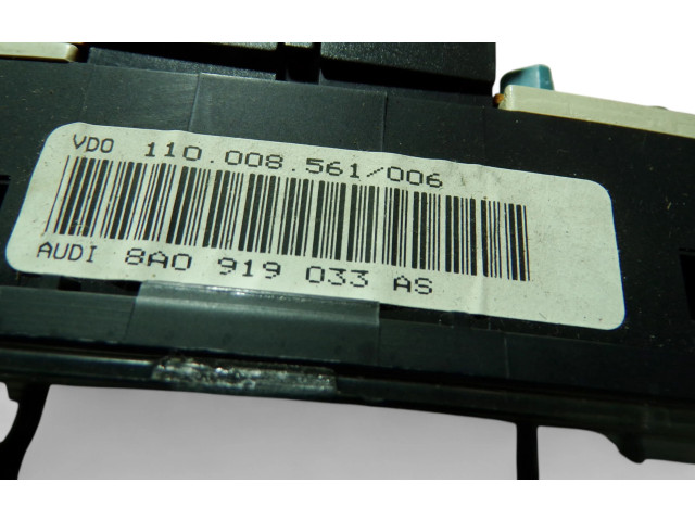 Панель приборов 8A0919033AS, 893919067   Audi 80 90 S2 B4       
