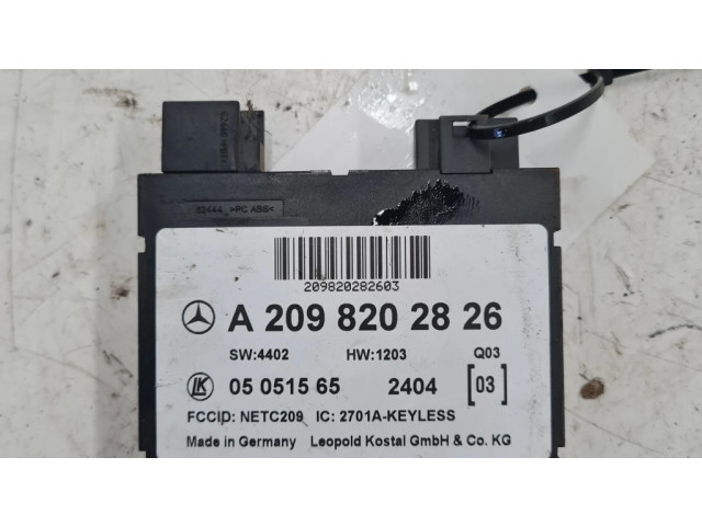 Блок комфорта A2098202826   Mercedes-Benz CLK AMG A209 C209   