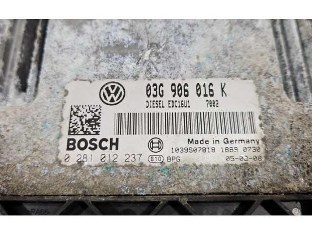 Блок управления двигателем Блок управления 03G906016K, IMPRK1372491 Skoda Octavia Mk2 (1Z)