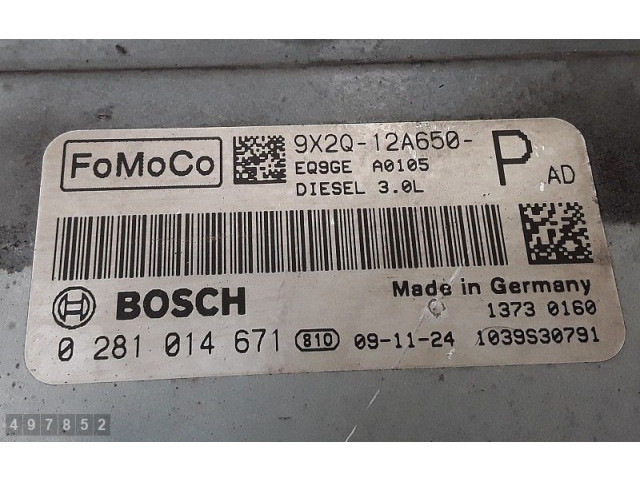 Řídící jednotka 9x2q12a650p, 0281014671 Jaguar XF X250 2010