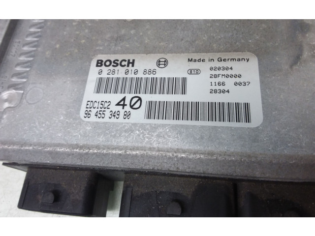 Рулевая рейка Комплект зажигания 9645534980, 0281010886 Citroen C5 2001 - 2004 года