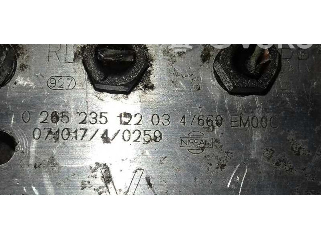 Блок АБС 47660EM00C, 0265235122   Nissan  Tiida C11  2004 - 2011 года