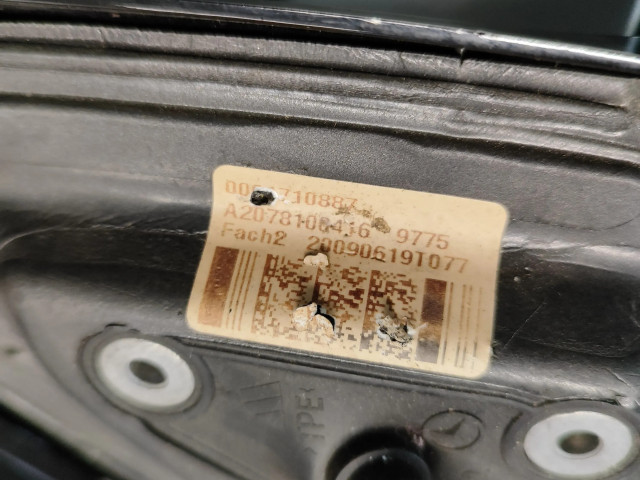 Zpětné zrcátko pravé Mercedes-Benz E A207 2009 A2078100416