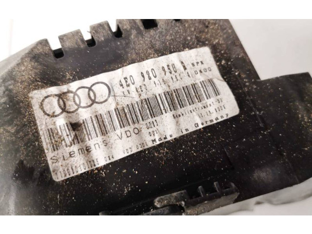 Přístrojová deska  Audi A8 S8 D3 4E 2004 4e0920950a, 4E0920950A  