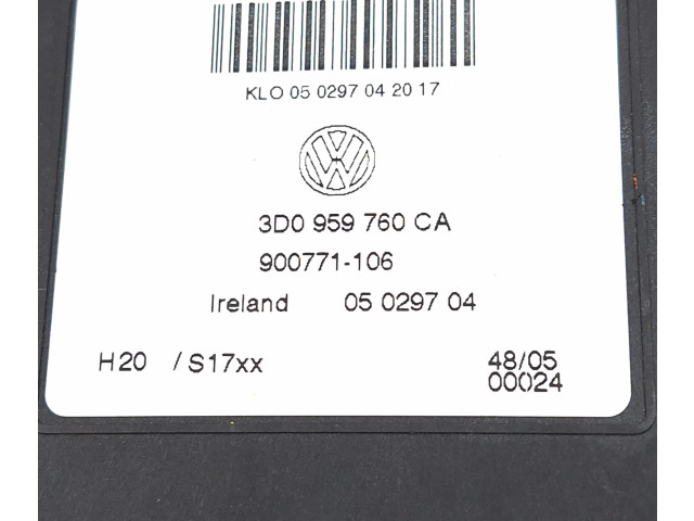Блок комфорта 3D0959760CA, 3D0959760CA Volkswagen Phaeton