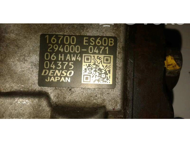 Vstřikovací čerpadlo 16700ES60B, BOMBAINYECCION Nissan Almera N16