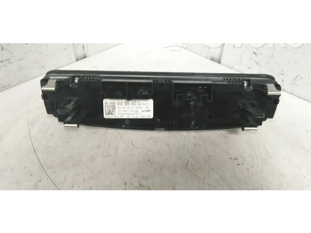 Блок управления климат-контролем 8V0820043AF, 8V0820043Q   Audi A3 S3 8V