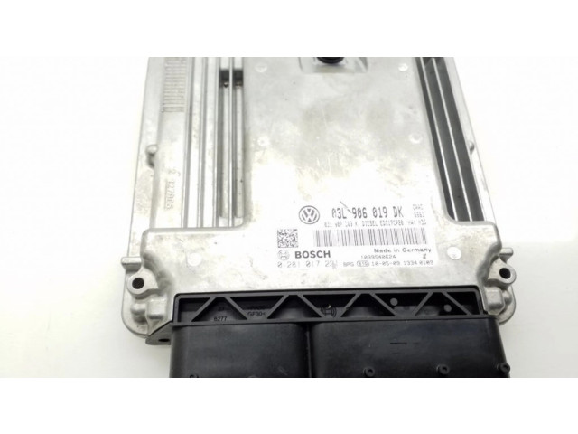 Блок управления двигателя 03L906019DK, 0281017221   Volkswagen Transporter - Caravelle T5