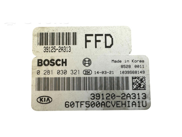 Řídící jednotka 391202A313, 391252A313 KIA Optima 2014