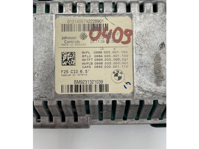 Дисплей    9231321, BMWF2565   BMW X3 F25