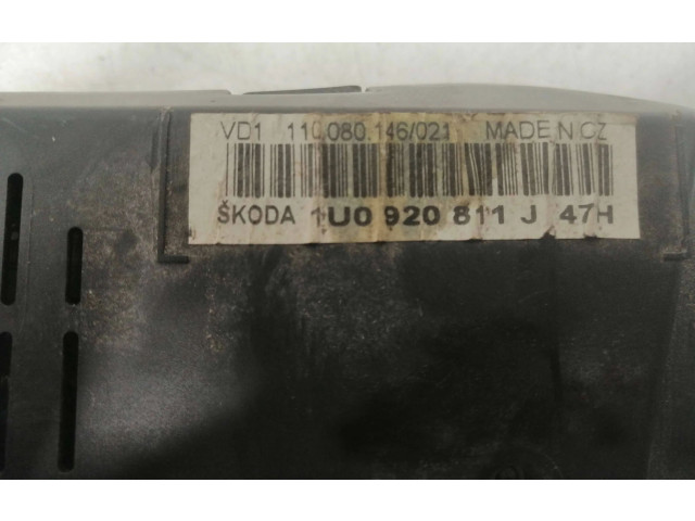 Панель приборов 1U0920811J, 110080146 Skoda Octavia Mk1 (1U)