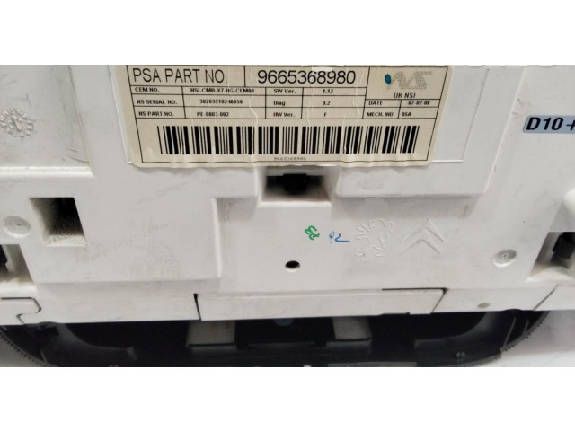 Přístrojová deska  Citroen Berlingo 2008 9665368980  